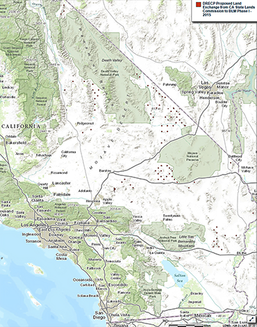 DRECP Phase I proposed land exchange