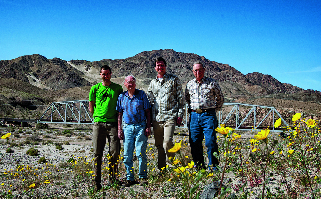 BLM officers on a rockhounding site survey in Mojave Trails National Monument