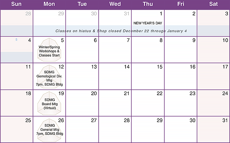 January 2026 Calendar